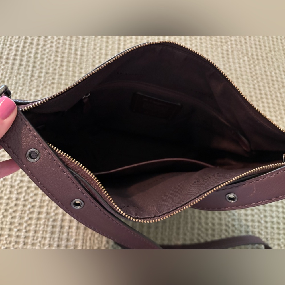 Coach Small Dufflette Crossbody in Oxblood - Picture 8 of 14